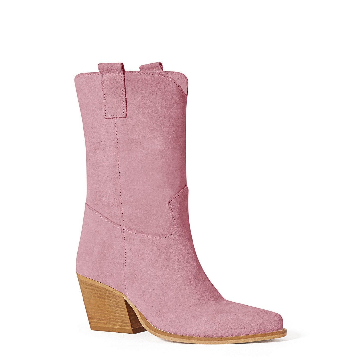 Pink Molly Texan ankle boots