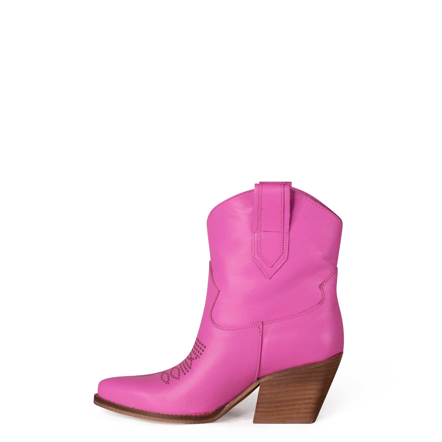 Leila Hot-Pink Texan Boots